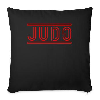 Judo - Sofakissenbezug 45 x 45 cm - Schwarz - Vorne