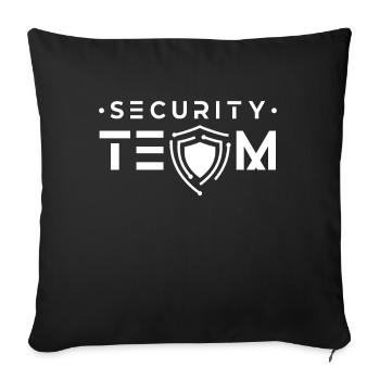 Security Team Security Team Security Bouncer - Sofa pillowcase 17,3'' x 17,3'' (45 x 45 cm) - black - Front