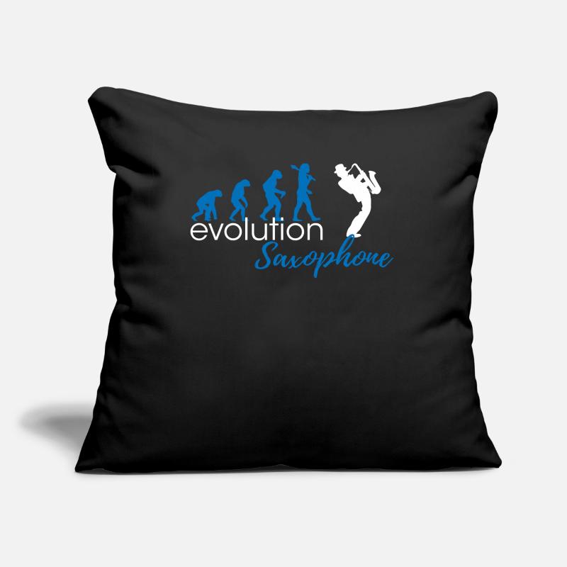 Saxophone Evolution Sofa pillowcase 17,3'' x 17,3'' (45 x 45 cm)