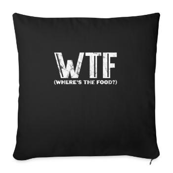 Cuisine Cook Cook Restaurant Cuisine Cadeau - Housse de coussin décorative 45 x 45 cm - noir - Devant