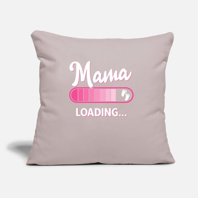 Werdende Mama Loading Schwangerschaft Mutter Sofakissenbezug 45 x 45 cm