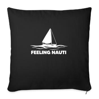 Captain - Sofa pillowcase 17,3'' x 17,3'' (45 x 45 cm) - black - Front