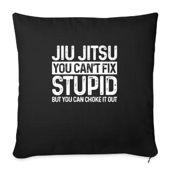 Jiu-Jitsu - Sofakissenbezug 45 x 45 cm - Schwarz - Vorne
