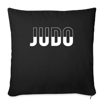 Judo - Sofakissenbezug 45 x 45 cm - Schwarz - Vorne