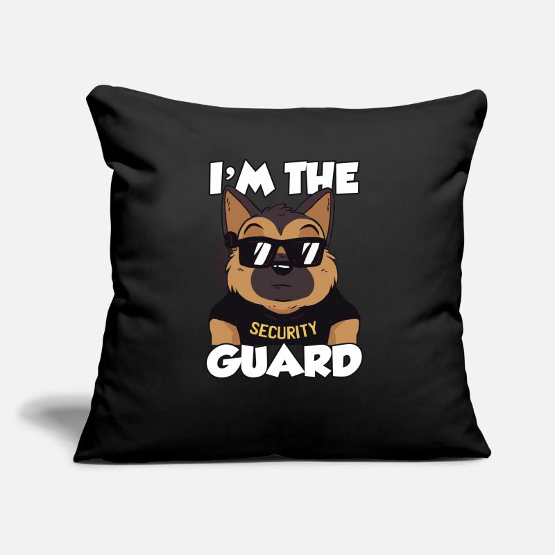Je suis l’agent de sécurité de sécurité Housse de coussin décorative 45 x 45 cm