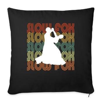 RENARD LENT - Housse de coussin décorative 45 x 45 cm - noir - Devant