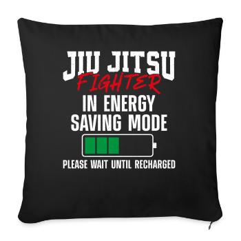 Jiu Jitsu Batterie Jiu Jitsu - Housse de coussin décorative 45 x 45 cm - noir - Devant