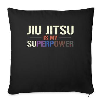 Jiu Jitsu Belt Colors Jiu Jitsu Is - Sofa pillowcase 17,3'' x 17,3'' (45 x 45 cm) - black - Front