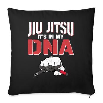 Jiu Jitsu Belt Jiu Jitsu It Is In - Sofa pillowcase 17,3'' x 17,3'' (45 x 45 cm) - black - Front