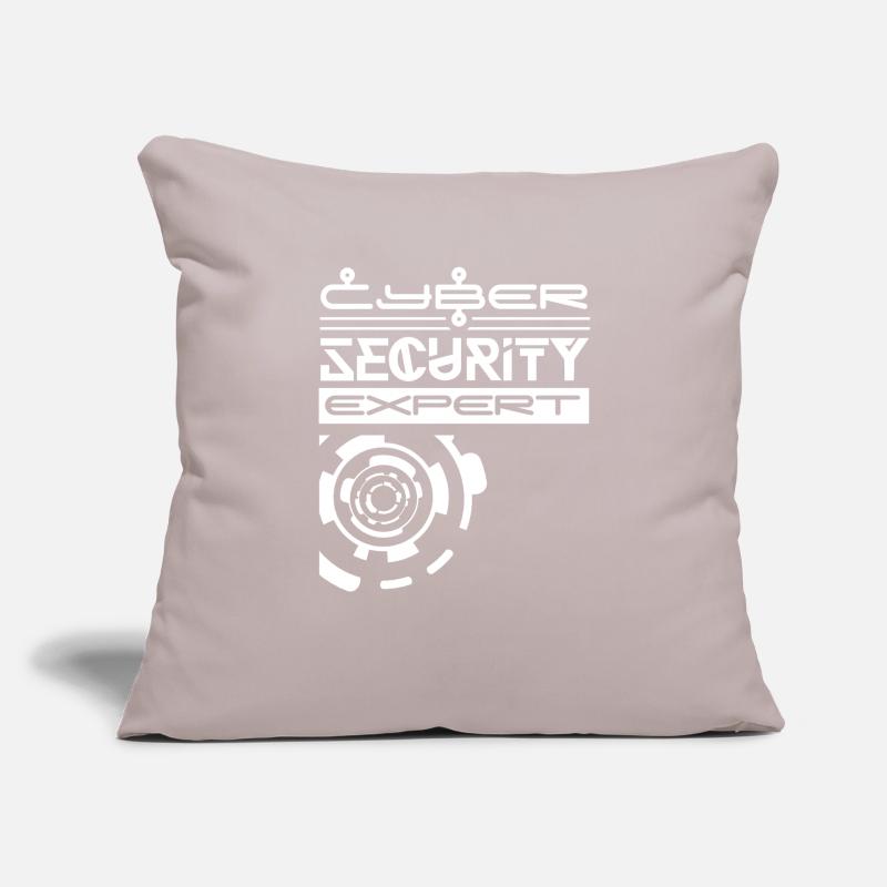 Expert en cybersécurité Hacker Hack Sécurité informatique Housse de coussin décorative 45 x 45 cm