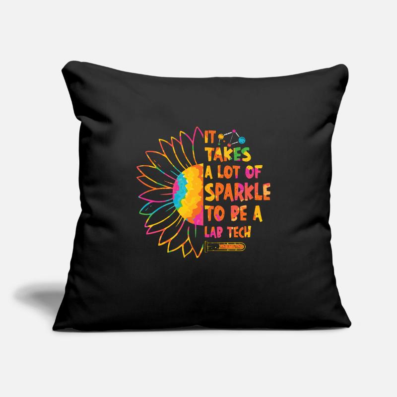 Laboratory Laboratory Technician Science Sparkle Gift Sofa pillowcase 17,3'' x 17,3'' (45 x 45 cm)
