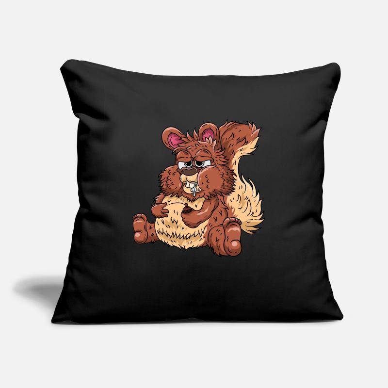 Dickes Eichhörnchen Sofakissenbezug 45 x 45 cm