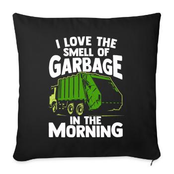 Dustman - Sofa pillowcase 17,3'' x 17,3'' (45 x 45 cm) - black - Front