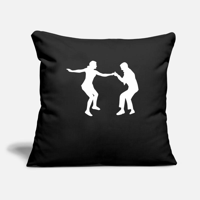 Boogie Woogie Boogie-Woogie Dancing Swing Housse de coussin décorative 45 x 45 cm