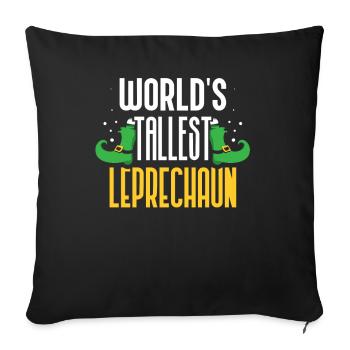 World's Largest Goblin Great Leprechaun Irish Irish - Sofa pillowcase 17,3'' x 17,3'' (45 x 45 cm) - black - Front
