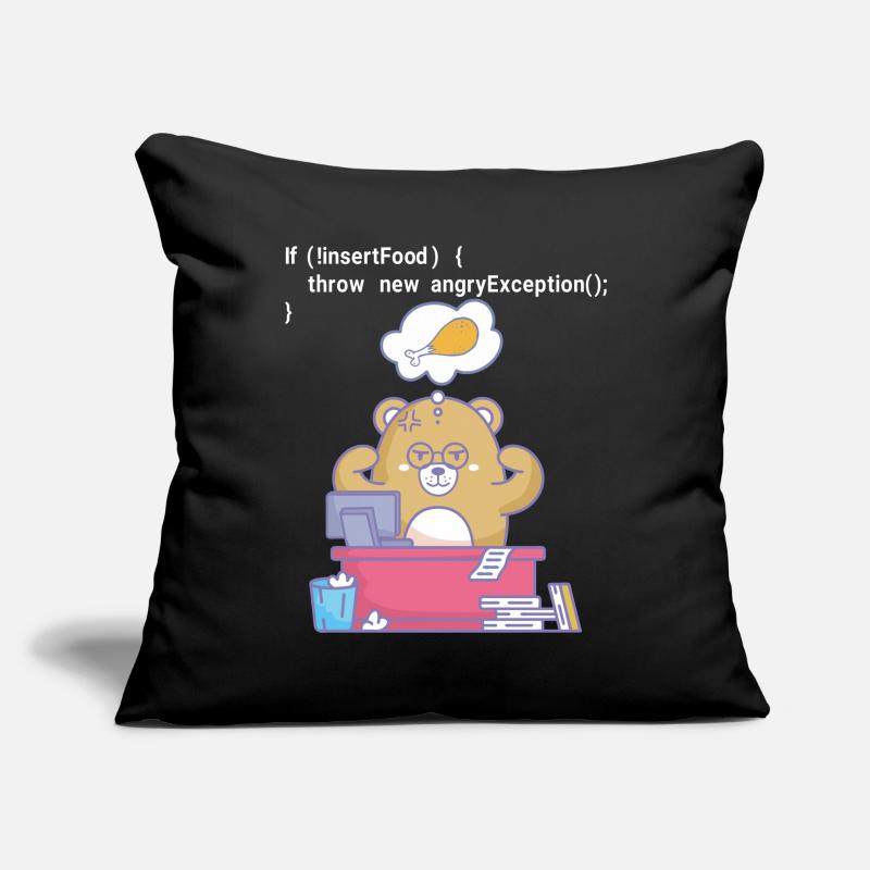 Hungry programming Sofa pillowcase 17,3'' x 17,3'' (45 x 45 cm)