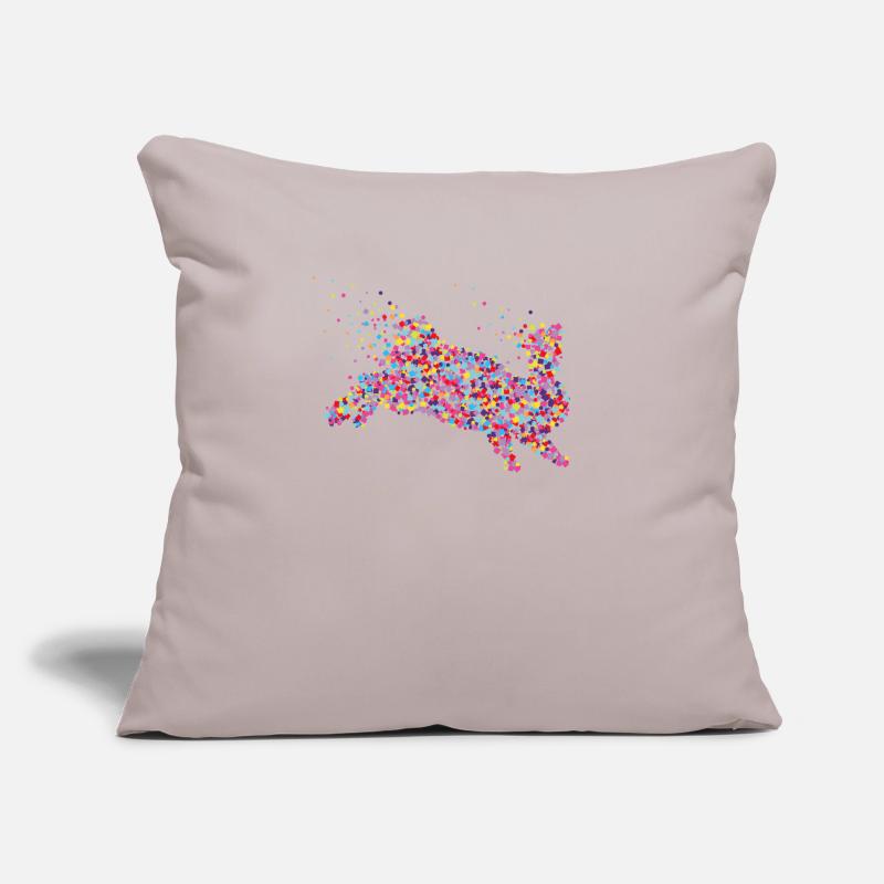 Rabbit Rabbit Rabbit Breeding Carnickel Sofa pillowcase 17,3'' x 17,3'' (45 x 45 cm)