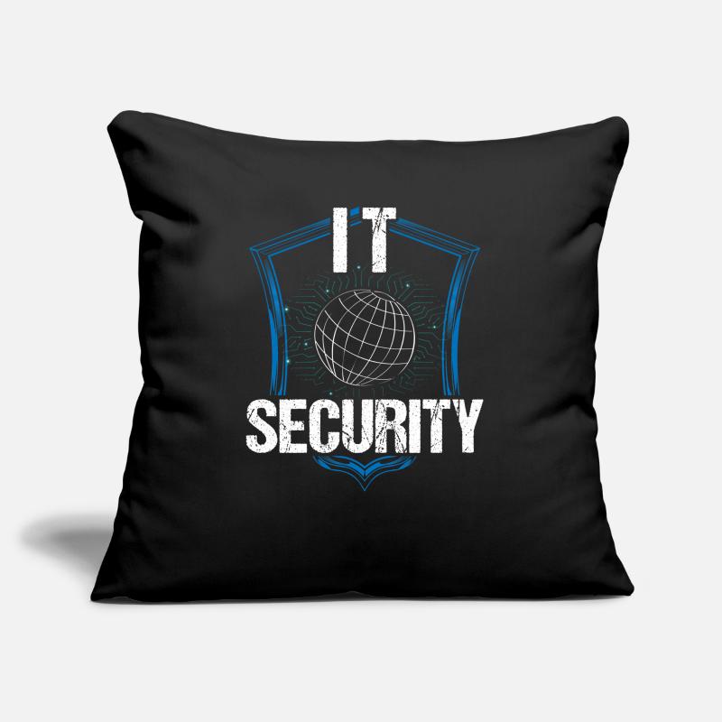 It Security Hack Hacker Hacking Cybersécurité Housse de coussin décorative 45 x 45 cm