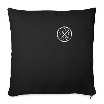 Dad 2023 Expectant Dad Father's Day Father - Sofa pillowcase 17,3'' x 17,3'' (45 x 45 cm) - black - Front
