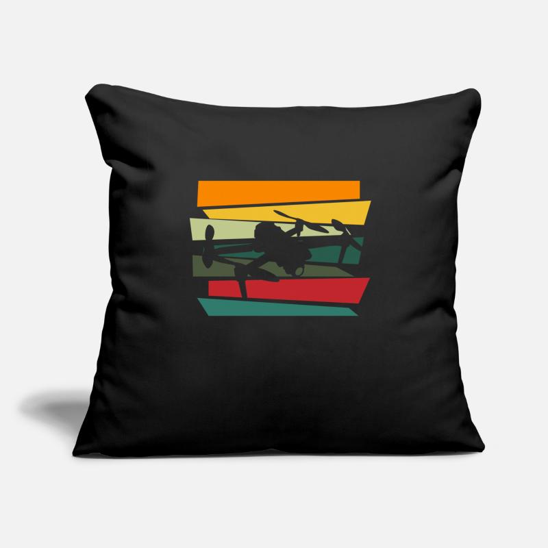 Drone Drone Drone Pilot Quadcopter Sofa pillowcase 17,3'' x 17,3'' (45 x 45 cm)