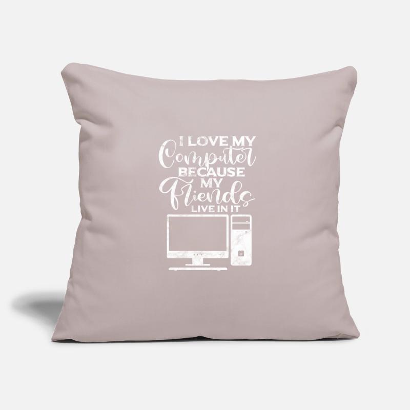 Computer Nerd PC Programmer Computer Science Gift Sofa pillowcase 17,3'' x 17,3'' (45 x 45 cm)