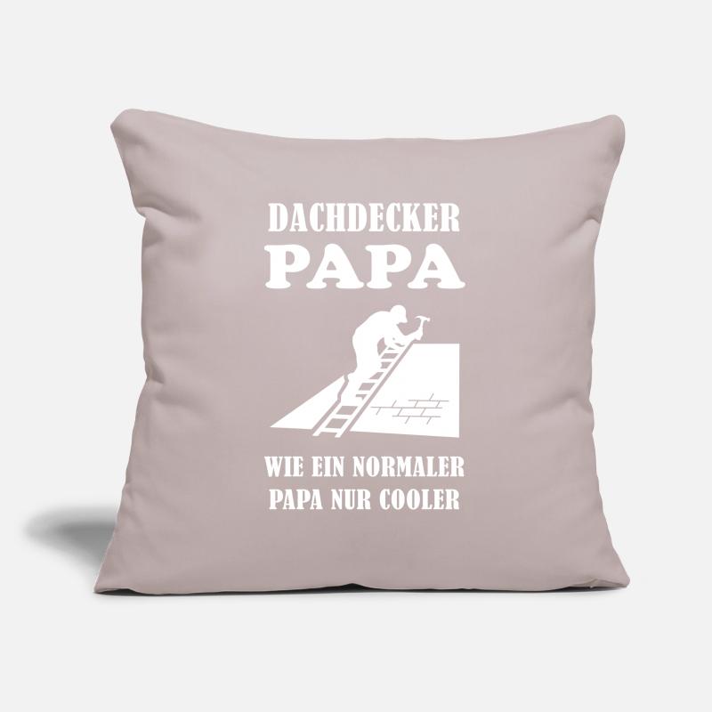 Dachdecker Papa Spruch Handwerker Beruf Geschenk Sofakissenbezug 45 x 45 cm