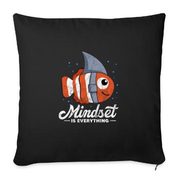 Motivation Motiver Carrière Dire Cadeau - Housse de coussin décorative 45 x 45 cm - noir - Devant