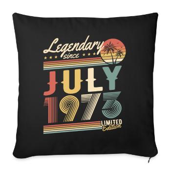 Legendary Since July 1973 Limited Edition - Sofakissenbezug 45 x 45 cm - Schwarz - Vorne