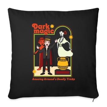 Dark Magic - Amazing Armand's Deadly Tricks - Sofakissenbezug 45 x 45 cm - Schwarz - Vorne