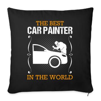Vehicle Painter Profession Painter Gift - Sofa pillowcase 17,3'' x 17,3'' (45 x 45 cm) - black - Front
