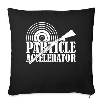 Schützenverein Witz Gewehr Sportschütze - Housse de coussin décorative 45 x 45 cm - noir - Devant