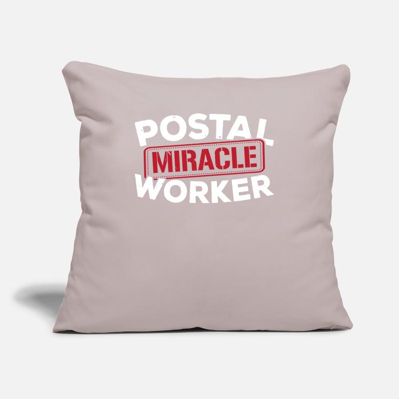 Post Miracle Worker Postman Postman Job Sofa pillowcase 17,3'' x 17,3'' (45 x 45 cm)