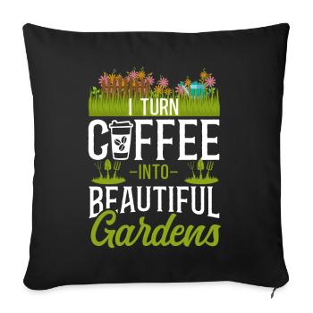 Landscaper Landscaping Landscape - Sofa pillowcase 17,3'' x 17,3'' (45 x 45 cm) - black - Front