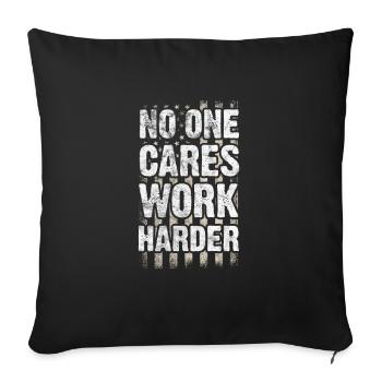 Motivation Motiver Carrière Dire Cadeau - Housse de coussin décorative 45 x 45 cm - noir - Devant