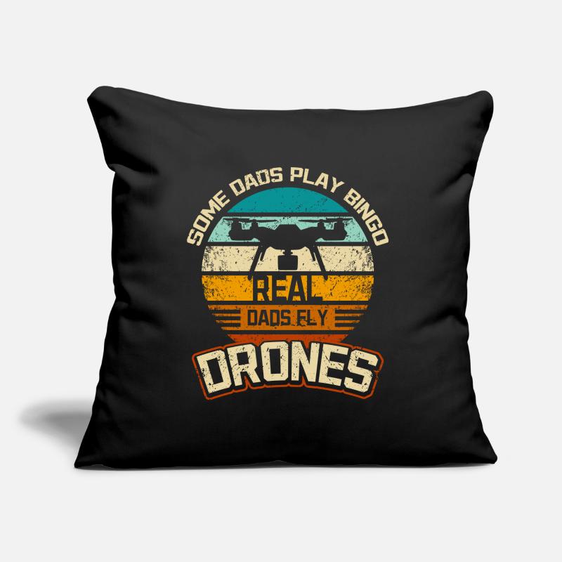 Some dads play bingo real dads fly drones Sofakissenbezug 45 x 45 cm