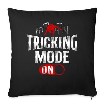 Parkour Free Running Traceur - Housse de coussin décorative 45 x 45 cm - noir - Devant