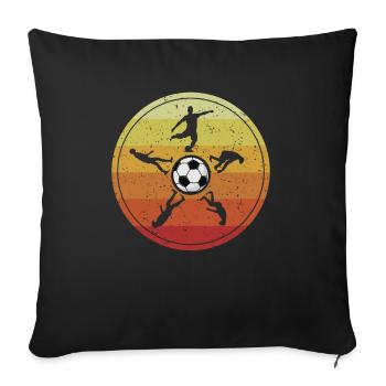 Soccer Evolution Goal Keeper Futbol Fußball - Sofa pillowcase 17,3'' x 17,3'' (45 x 45 cm) - black - Front