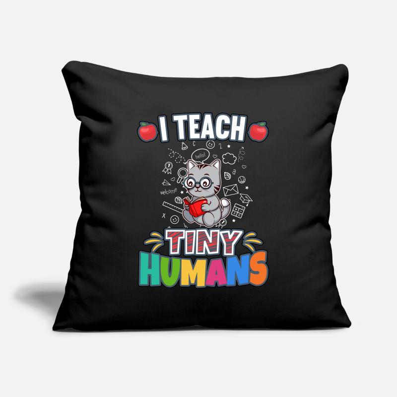 I Teach Tiny Humans Elementary School Teacher Sofa pillowcase 17,3'' x 17,3'' (45 x 45 cm)