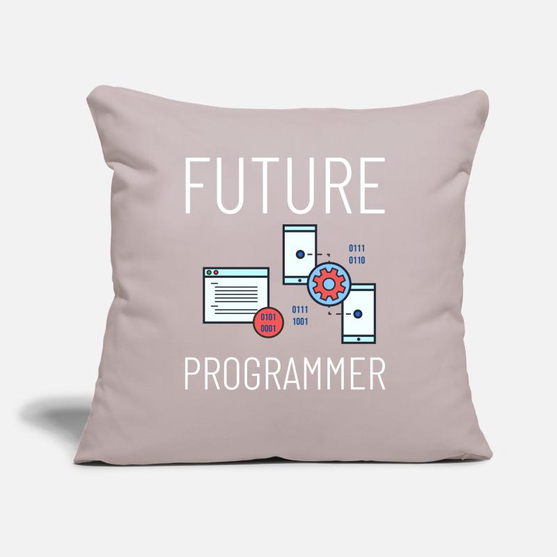 Programmeur Programmation Ordinateur Développeur Pc Housse de coussin décorative 45 x 45 cm