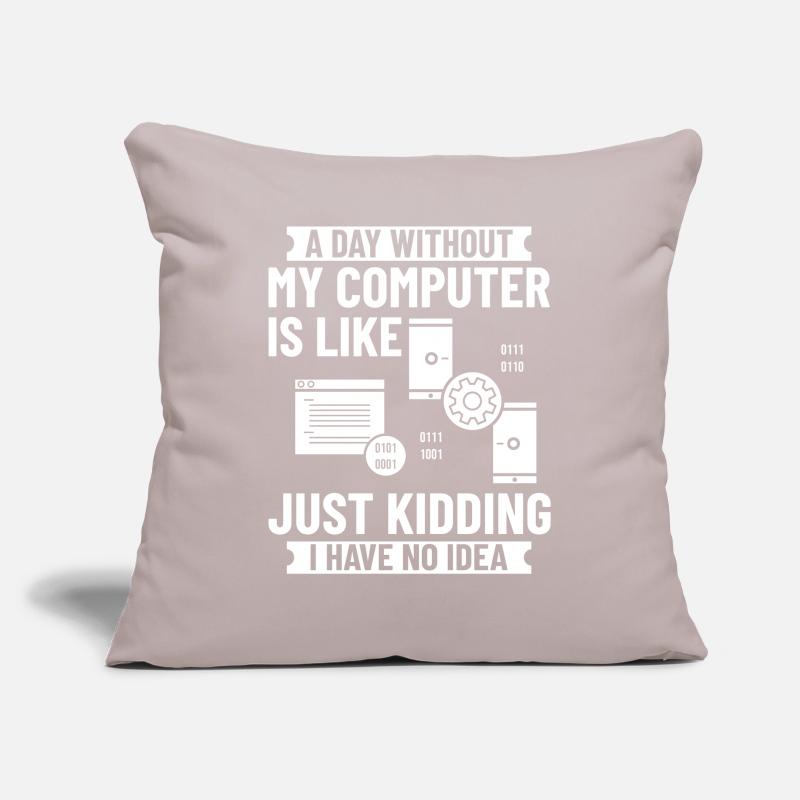 Programmeur Programmation Ordinateur Développeur Pc Housse de coussin décorative 45 x 45 cm