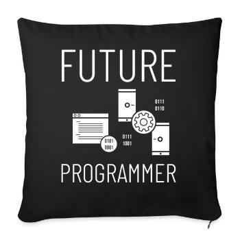 Programmierer Programmieren Computerentwickler Pc - Sofakissenbezug 45 x 45 cm - Schwarz - Vorne