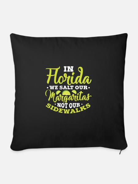 Florida - Sofakissenbezug 45 x 45 cm - Schwarz