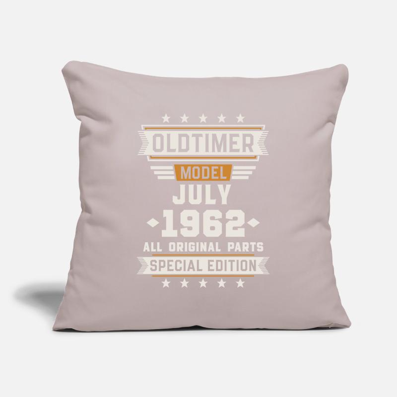 Oldtimer Juli 1962 Geburtstag Geschenk Sofakissenbezug 45 x 45 cm