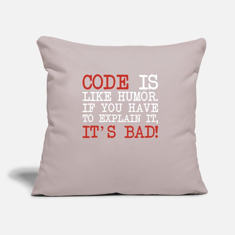 Code Explanation Coder Engineer Software Developer Sofa pillowcase 17,3'' x 17,3'' (45 x 45 cm)