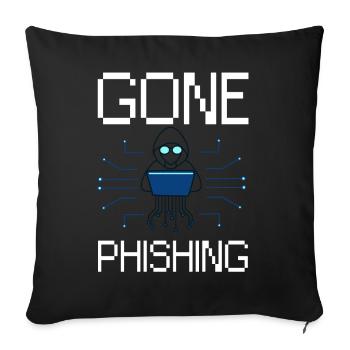Ethical Hacker Security Computer Hacking - Sofa pillowcase 17,3'' x 17,3'' (45 x 45 cm) - black - Front