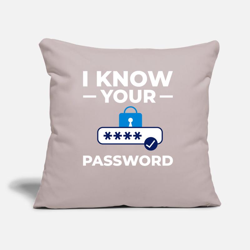 Password Hacker Security Computer Hacking Sofa pillowcase 17,3'' x 17,3'' (45 x 45 cm)