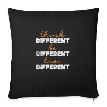 Motivation Motiver Carrière Dire Cadeau - Housse de coussin décorative 45 x 45 cm - noir - Devant