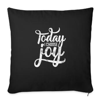 Motivation Motivieren Karriere Spruch Geschenk - Sofakissenbezug 45 x 45 cm - Schwarz - Vorne