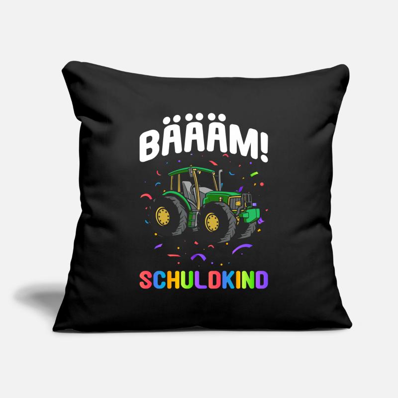 Einschulung Geschenk | Traktor Junge Geschenkidee Sofakissenbezug 45 x 45 cm