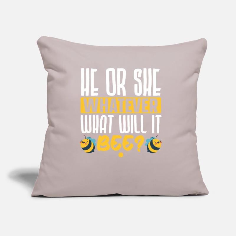 Er oder Sie Was auch immer wird es sein Baby Revea Sofakissenbezug 45 x 45 cm